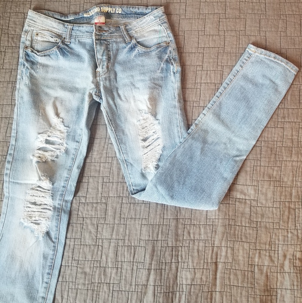 Distressed Mossimo Supply jeans